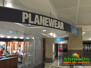 Planewear - Lobby Sign