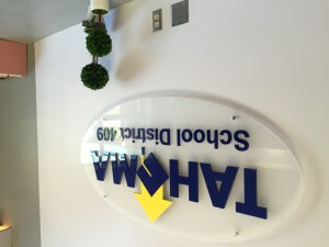 Wall sign