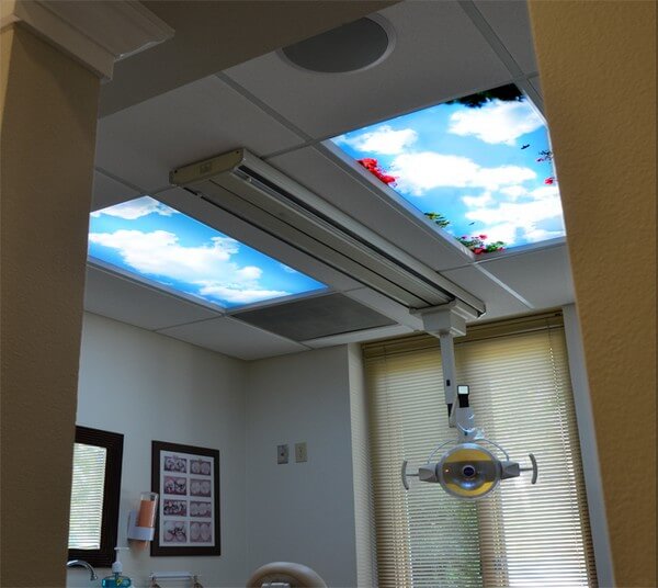 Renton, WA- Decorative Fluorescent Light Covers: A Blank Canvas