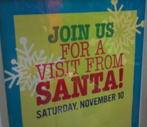 santa window sign