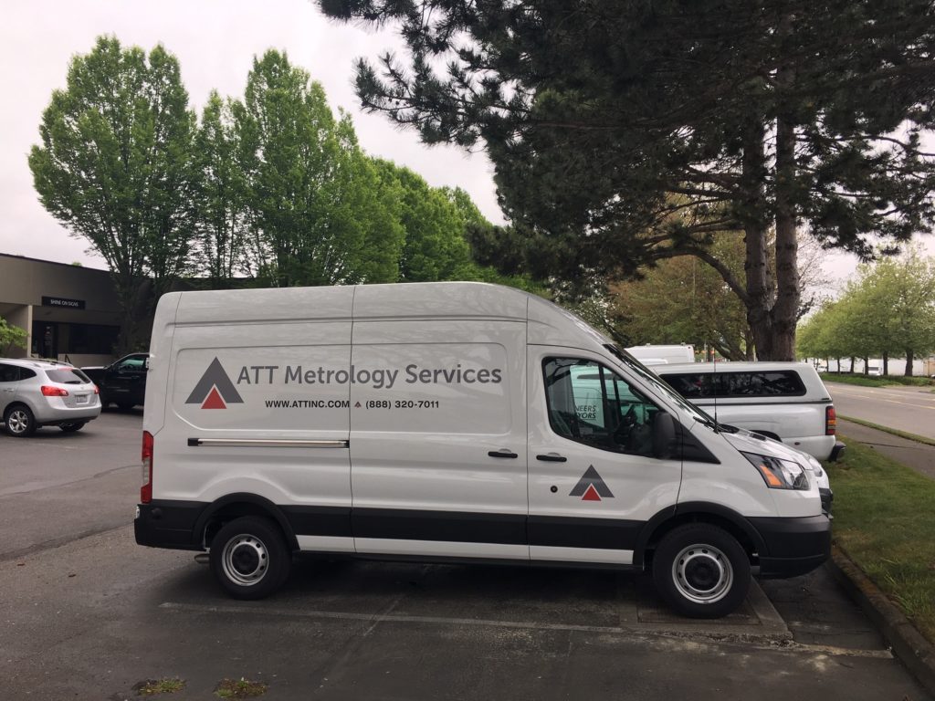 Van Graphics Passenger 2_ATT Metrology | Puget Sound Signs and Graphics